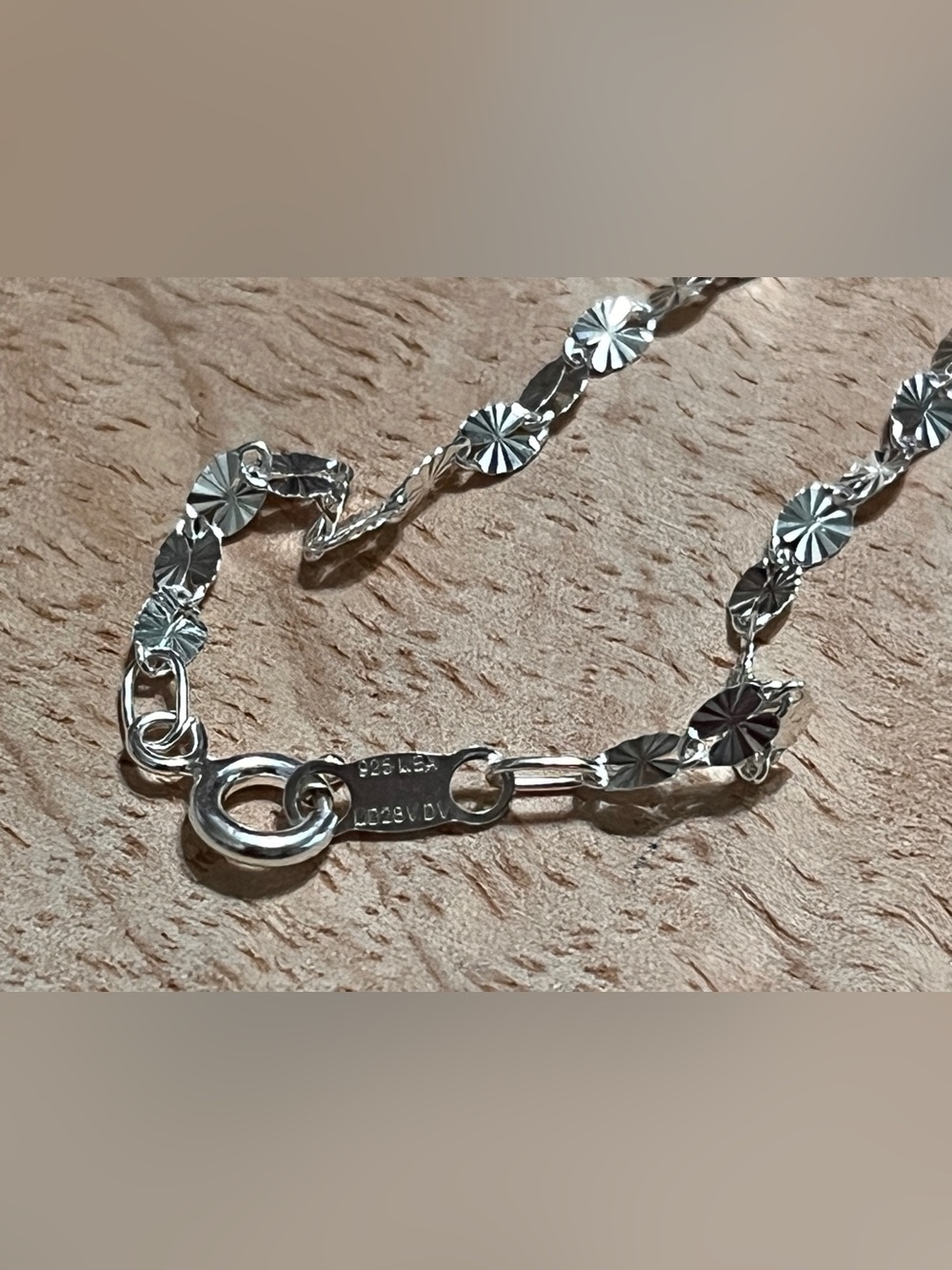 Sterling silver starburst unisex bracelet - Picture 9 of 12